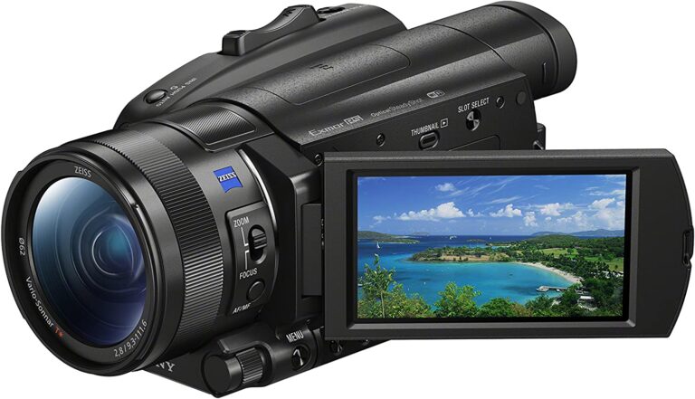 Sony Handycam FDR-AX700 4K Camcorder, best camcorder for sports